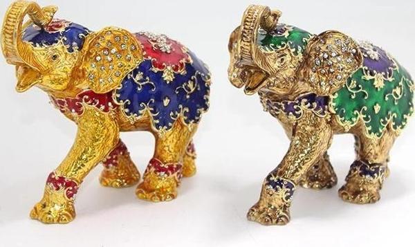 Swarovski Taşlı Tekli Fil Figürü Model 3 - Image 1