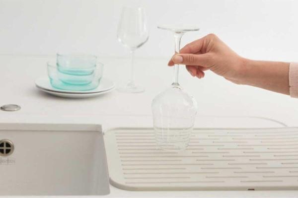 Brabantia Lıght Grey Silikon Bulaşık Kurutma Matı - Image 1