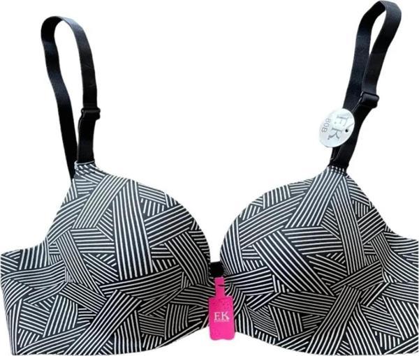 Lazer Kesim Desteksiz Balenli Soft Sütyen F.K. 507    - Image 1