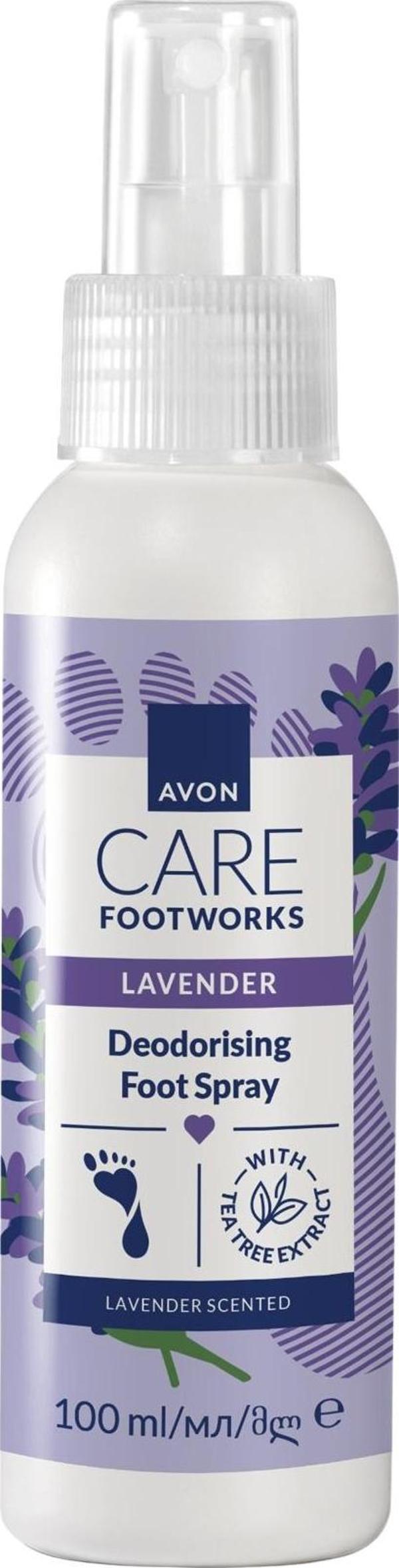 Footworks Lavanta Özlü Koku Önleyici Ayak Spreyi 100ml - Image 1