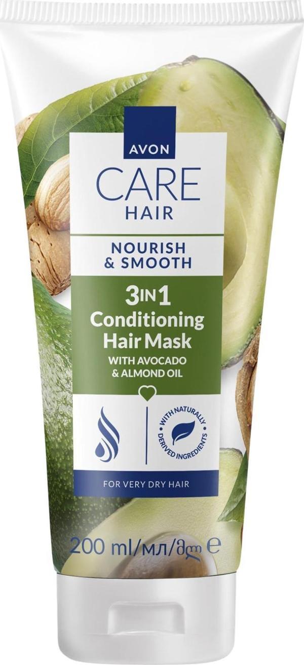 Care Avokado ve Badem Yağı İçeren 3’ü 1 Arada Saç Maskesi 200ml - Image 1