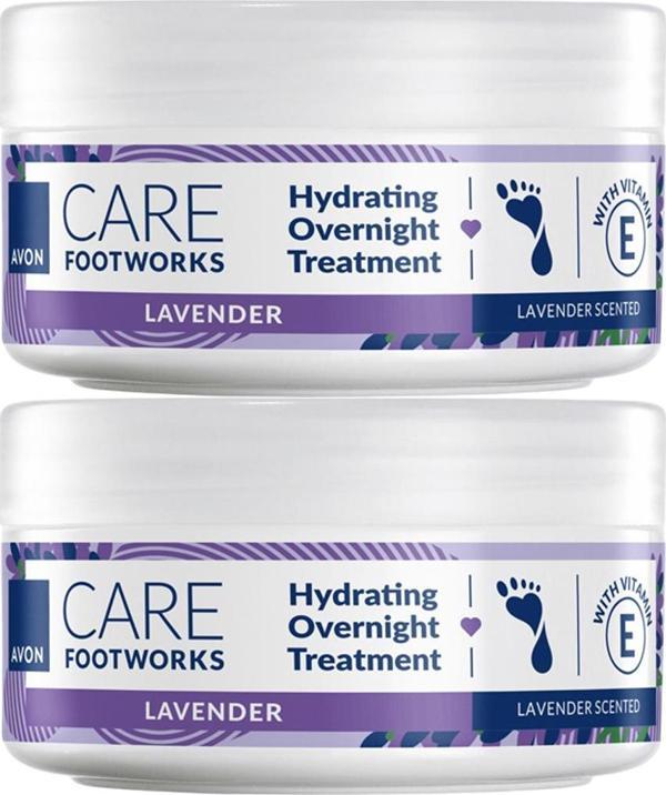 Footworks Lavanta Özlü Gece Uygulanan Bakım Kremi 150ml İkili Paket - Image 1