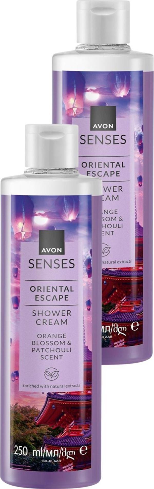 Senses Oriental Escape Portakal Çiçeği ve Paçuli Kokulu Duş Jeli 250ML İkili Set - Image 1