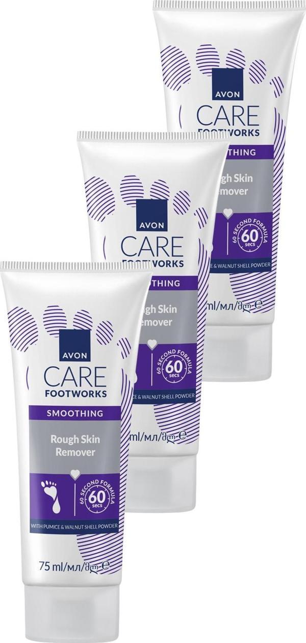 Footworks Sertleşmiş Cildi Arındırıcı Ayak Peelingi 75ml Üçlü Paket - Image 1