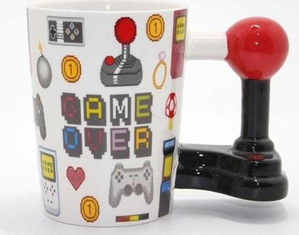 Büro Ev Ofis Hediyesi için Porselen Game Over Model Kupa Bardak - Image 1