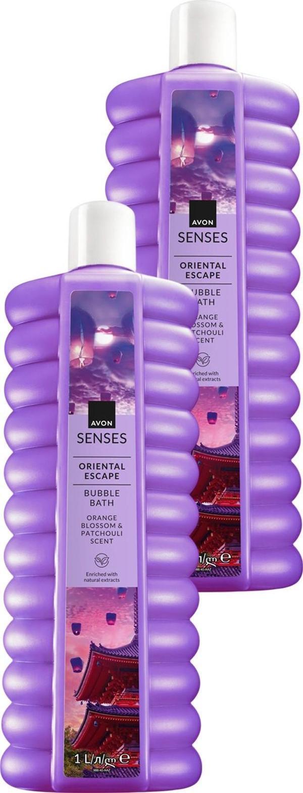 Senses Oriental Escape Portakal Çiçeği ve Paçuli Kokulu Banyo Köpüğü 1 Lt İkili Set - Image 1