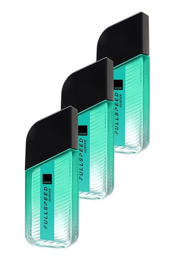 Full Speed Surfer Erkek Parfüm Edt 100ml Üçlü Paket - Image 1