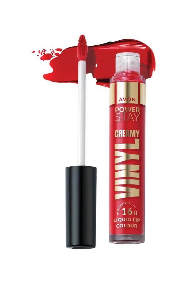 Power Stay Kremsi Vinyl Likit Ruj - In Command Coral - Image 1