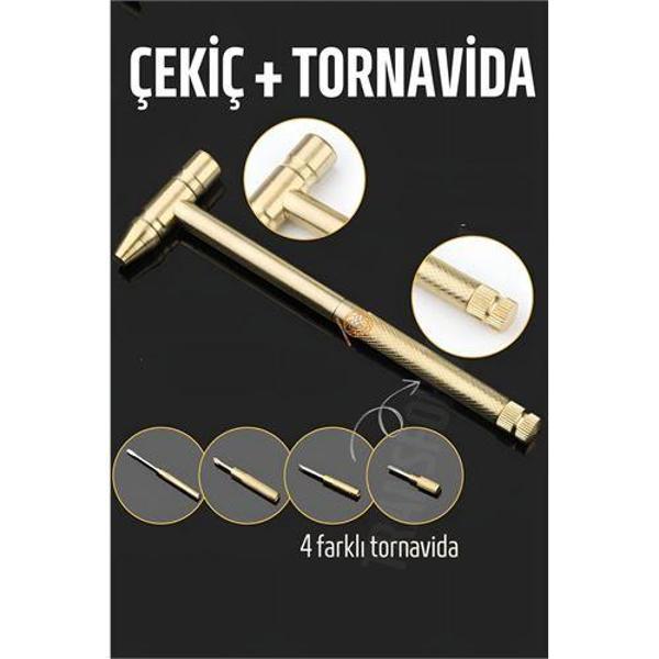 Çekiç ve 4 Farklı Tornavida Multi Set - Image 1