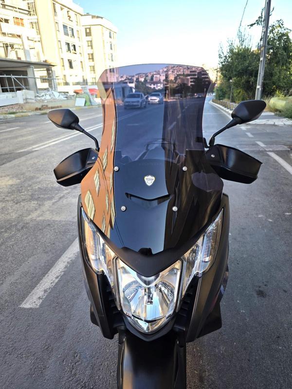 MOTOCAM Honda NC 750 D İntegra Siperlik Ön Cam 2014-2020 Model 68cm Siyah Renkli 4mm - Image 1