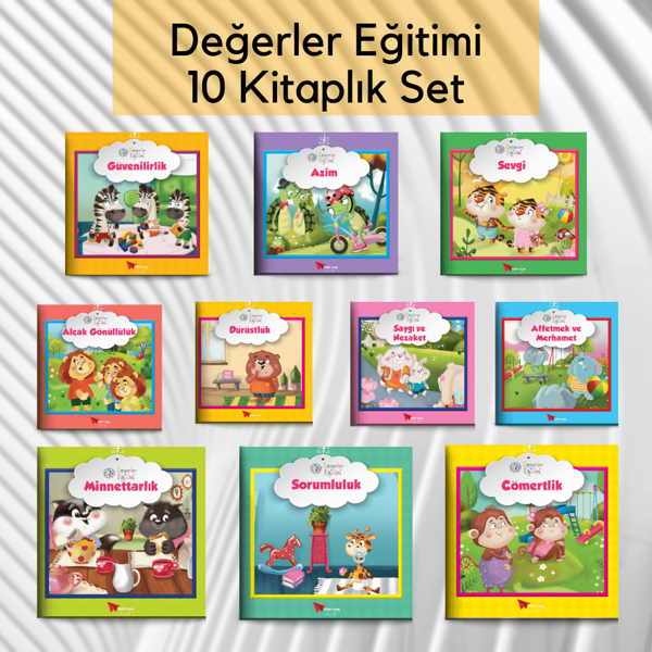 DEĞERLER EĞİTİMİ SERİSİ - Kağıt Uçak Yayınları - Image 1