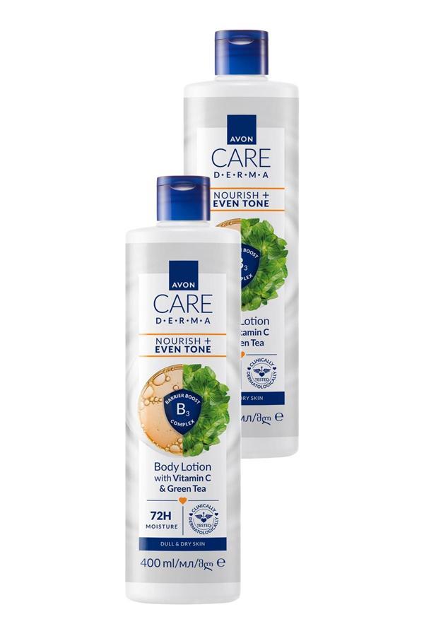 Care Derma Nourish + Even Tone Vücut Losyonu 400ml İkili Paket - Image 1