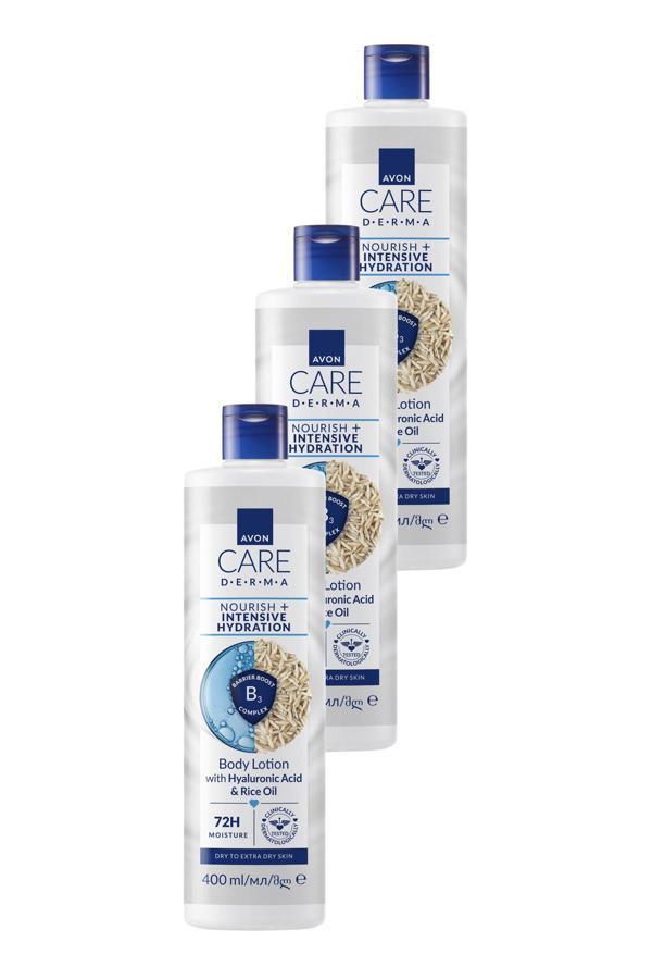 Care Derma Nourish + Intensive Hydration Vücut Losyonu 400ml Üçlü Paket - Image 1