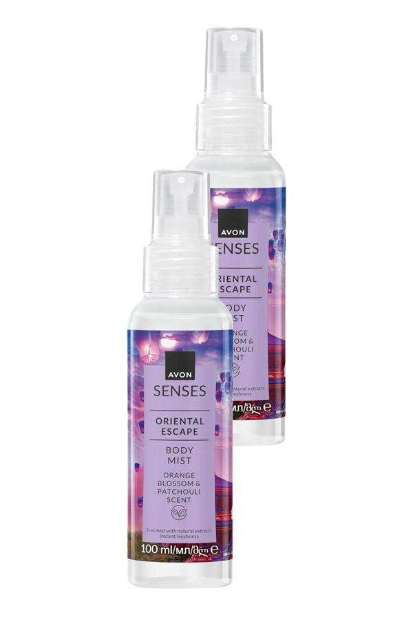 Senses Oriental Escape Portakal Çiçeği ve Paçuli Kokulu Vücut Spreyi 100ML İkili Set - Image 1