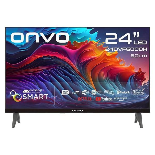 Onvo 24OVF6000H 24" 60 Ekran WIFI 12V Uydu Alıcılı Android Smart LED TV - Image 1