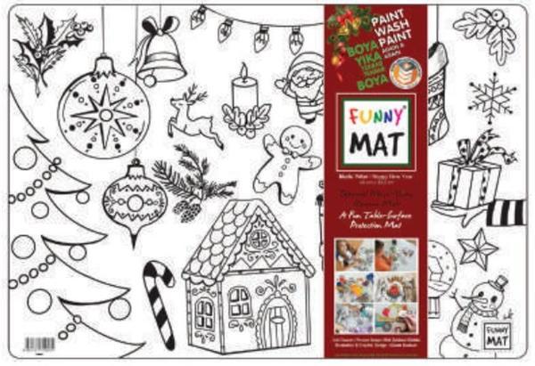 Funny Mat - Mutlu Yıllar 33,5x48cm - Image 1