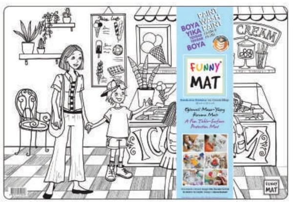 Funny Mat - Dondurma Dükkânı 33,5x48cm - Image 1