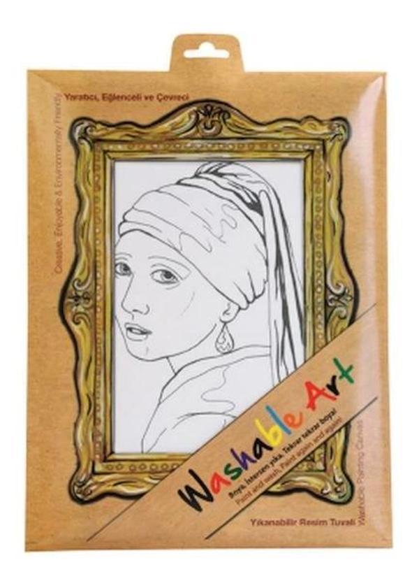 Funny Mat - Johannes Vermeer Gırl Wıth A Pearl Earrıng 25 X 35 Cm - Image 1