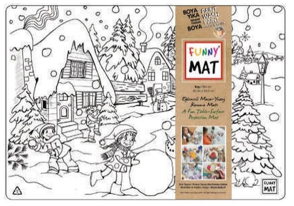 Funny Mat - Kış 33,5 X 48 Cm - Image 1