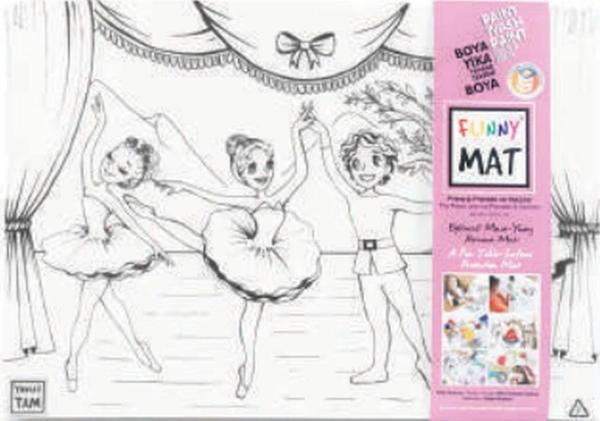 Funny Mat - Prens İle Prenses Ve Dansçılar 33,5 x 48 cm - Image 1