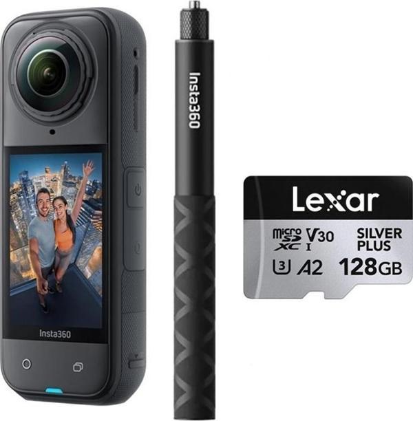 Insta360 X5 114cm Invisible Stick + 128GB Kartlı Kit - Image 1