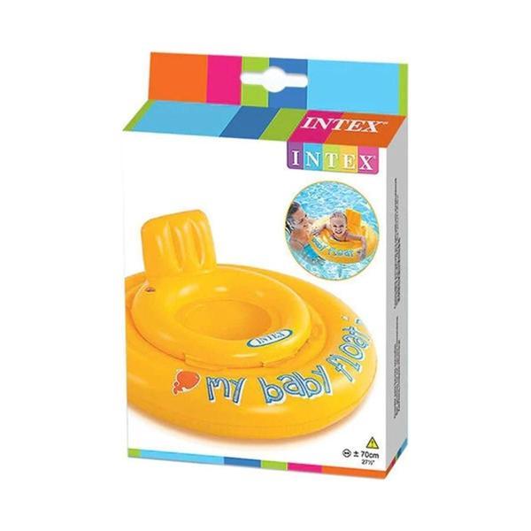 Bebek Flatörü Sarı Şişme Bebek Simidi Ayak Delikli Koltuk 70 cm 11 kg Wet Set Collection 56585 - Image 1