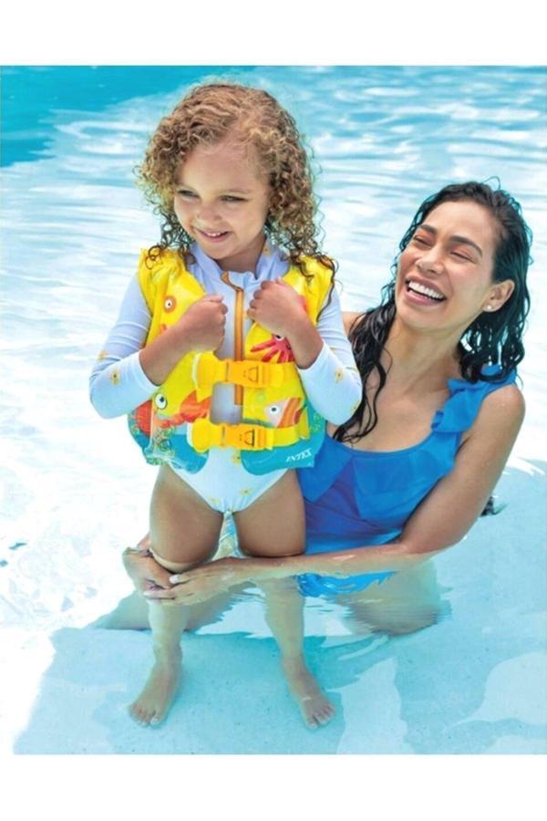 Deniz Yeleği - Şişme Can Yeleği - Yüzme Can Yeleği - Swim Vest - Şişme Cankurtaran Yelek 41x30 cm. - Image 1