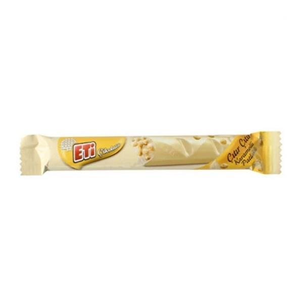 Eti Karamelli Patlaklı Beyaz Çikolata 15 gr 24'lü - Image 1