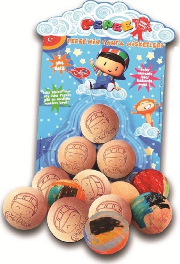 Pepee 3X3 'Lü Tahta Misket - Image 1