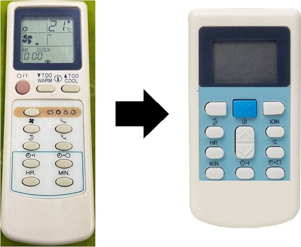 DİAMOND ELECTRİC Klima Kumandası Eşdeğer - Image 1