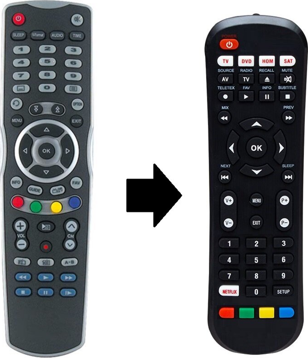 Atlanta DİAMOND HD BOX Uydu Alıcısı Kumandas - Image 1