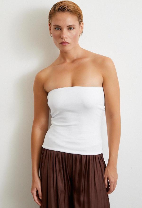 Straplez Top Beyaz - Image 1