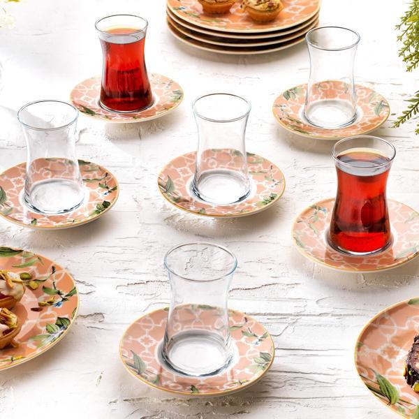 Schafer Sorte Çay Seti 12 Parça-Pembe - Image 1