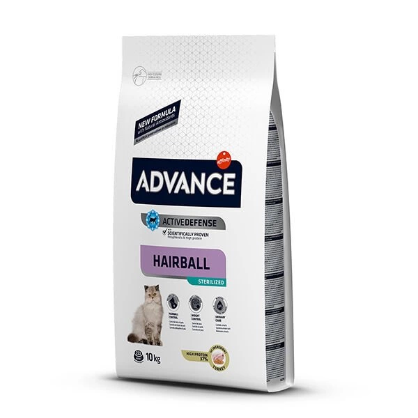 Advance Hairball Tüy Yumağı Önleyen Hindili Kısır Kedi Maması 10 Kg - Image 1