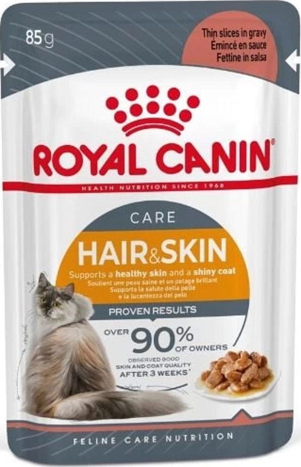 Royal Canin Hair Skin Pouch Konserve Kedi Maması 85 Gr - Image 1