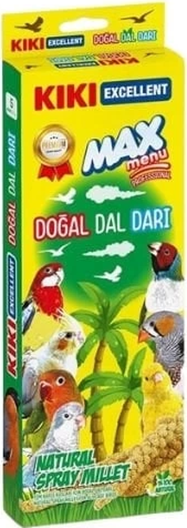 Kiki Excellent Max Menu Kuşlar için Doğal Dal Darı - Image 1