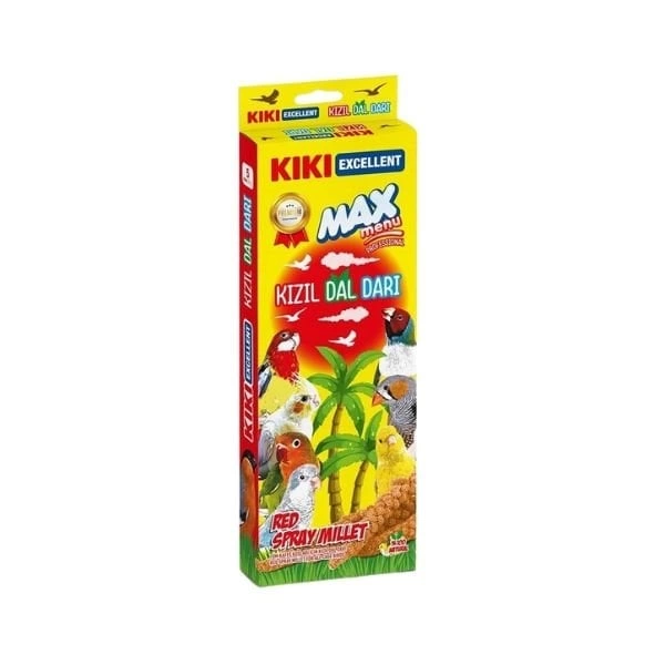 Kiki Excellent Max Menu Kuşlar için Kızıl Dal Darı - Image 1
