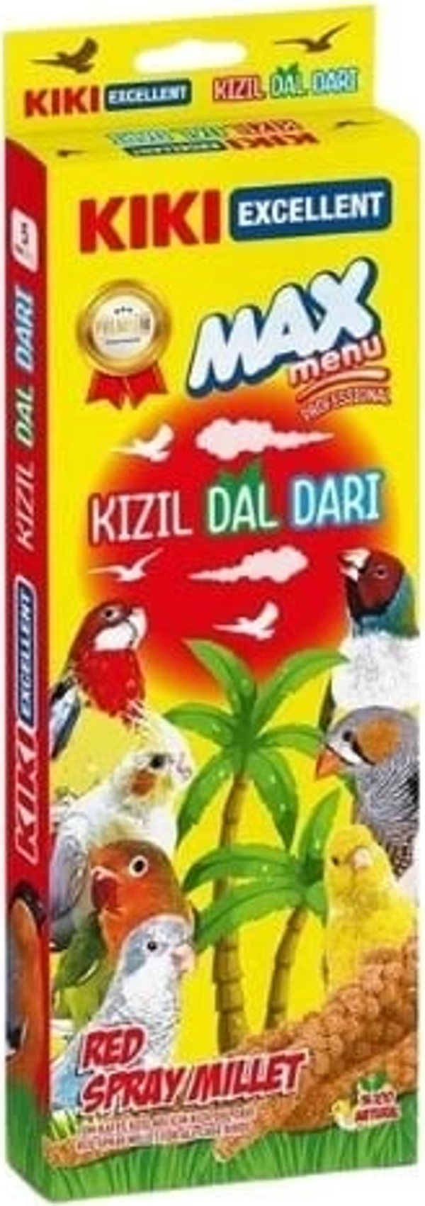 Kiki Excellent Max Menu Kuşlar için Kızıl Dal Darı - Image 1
