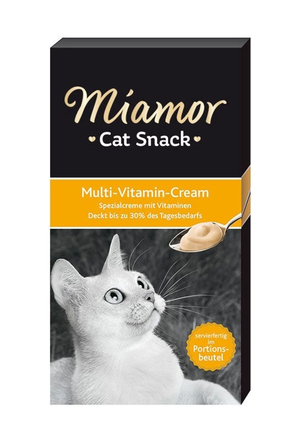 Miamor Cream Multivitamin Katkılı Sıvı Kedi Ödül Maması 6x15 Gr - Image 1