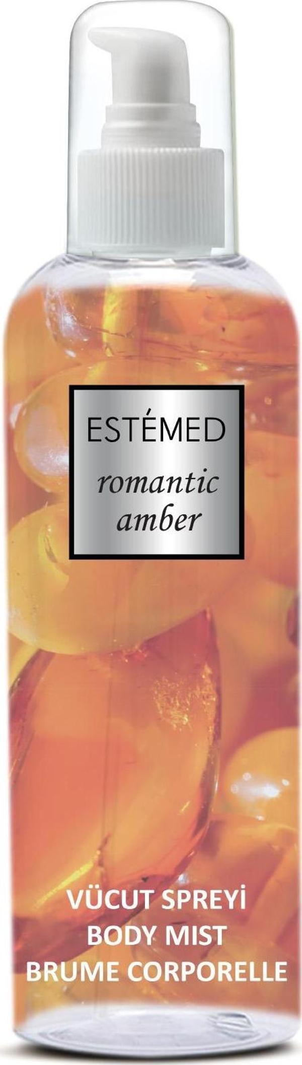 Estemed Vücut Spreyi & Body Mist Romantic Amber 150ml - Image 1