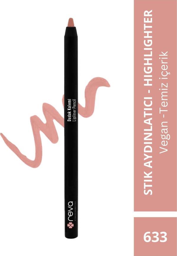 Kremsi Yapıda Dolgunlaştırıcı Pembe Dudak Kalemi & Plumping Lip Liner Desert Sand No:633 - Image 1