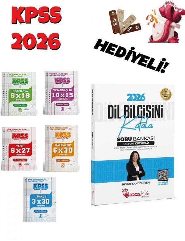 2026 KPSS TYT Dil Bilgisini Kafala Soru Bankası ve GY-GK Deneme Seti 6 Kitap Bigelio ve Hoca Kafası  - Bi bigelio - Image 1