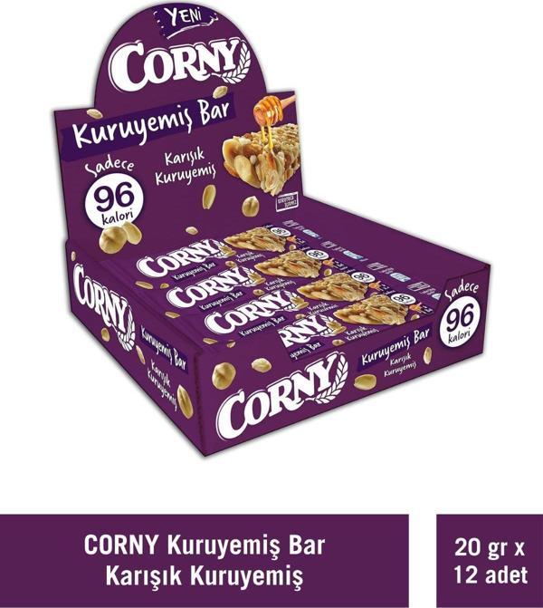 Corny Karışık Kuruyemiş Bar 20 gr x 12 Adet - Image 1