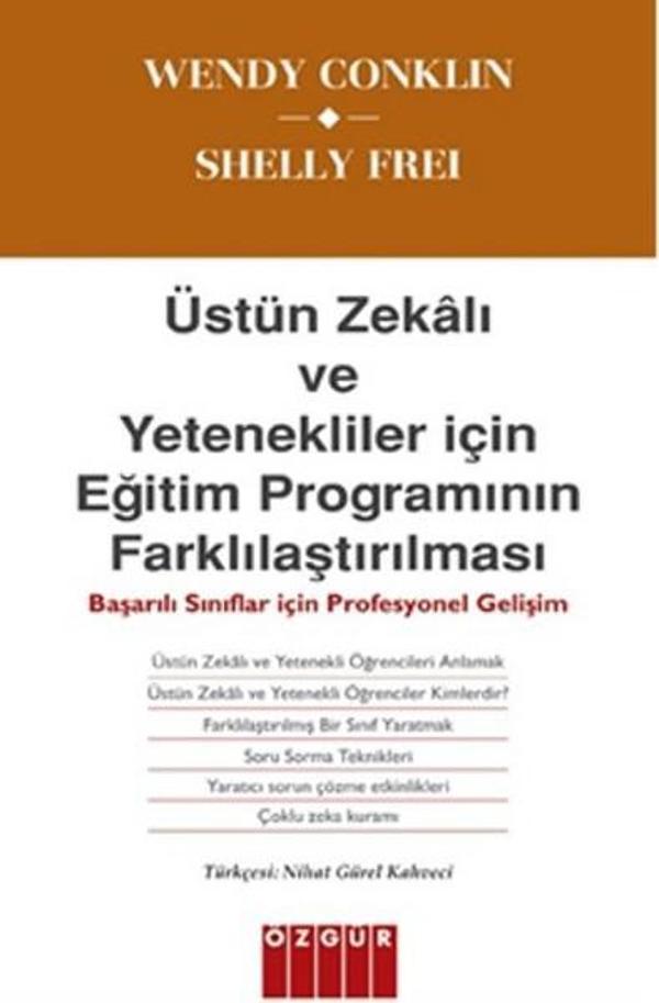 Üstün Zekalı ve Yetenekliler için Eğitim Programının Farklılaştırılması - Özgür Yayınları - Image 1