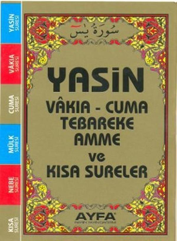 Yasin Vakıa - Cuma Tebareke Amme ve Kısa Sureler (Cep Boy - 5 Renk - Kod-004) - Ayfa Basın Yayın - Image 1