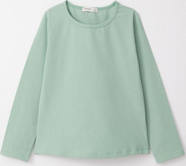 Breeze Kız Çocuk Uzun Kollu Tişört Basic 8-12 Yaş, Mint Yeşili - Image 1