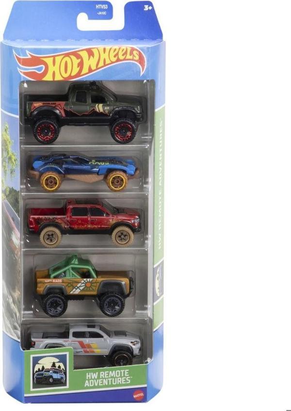 Mattel Hot Wheels Araba Seti 5 Li 1806 HTV53 - Image 1