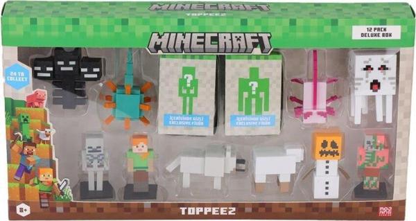 PMI MC2080 Minecraft 3D Figür Toppeez 
12li Delüks Set - Image 1