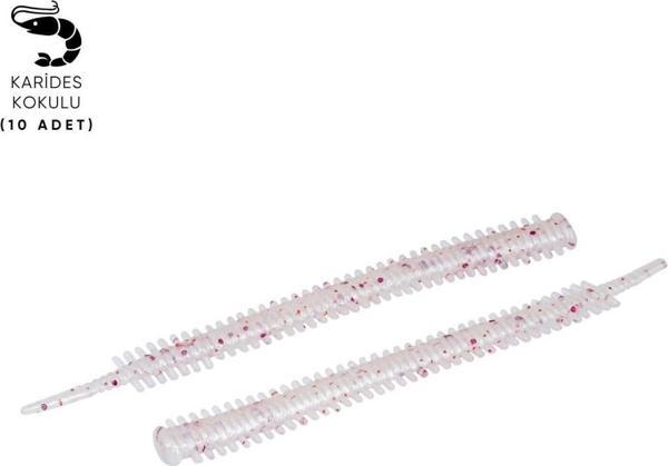 Silikon Sahte Kurt - LRF Yem - 1g 70mm - Fishack Wormix - White - Image 1
