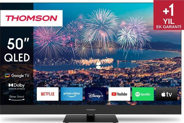 Thomson 50QG6C14 UHD 50" 126 Ekran Uydu Alıcılı Google Smart Qled Plus TV - Image 1